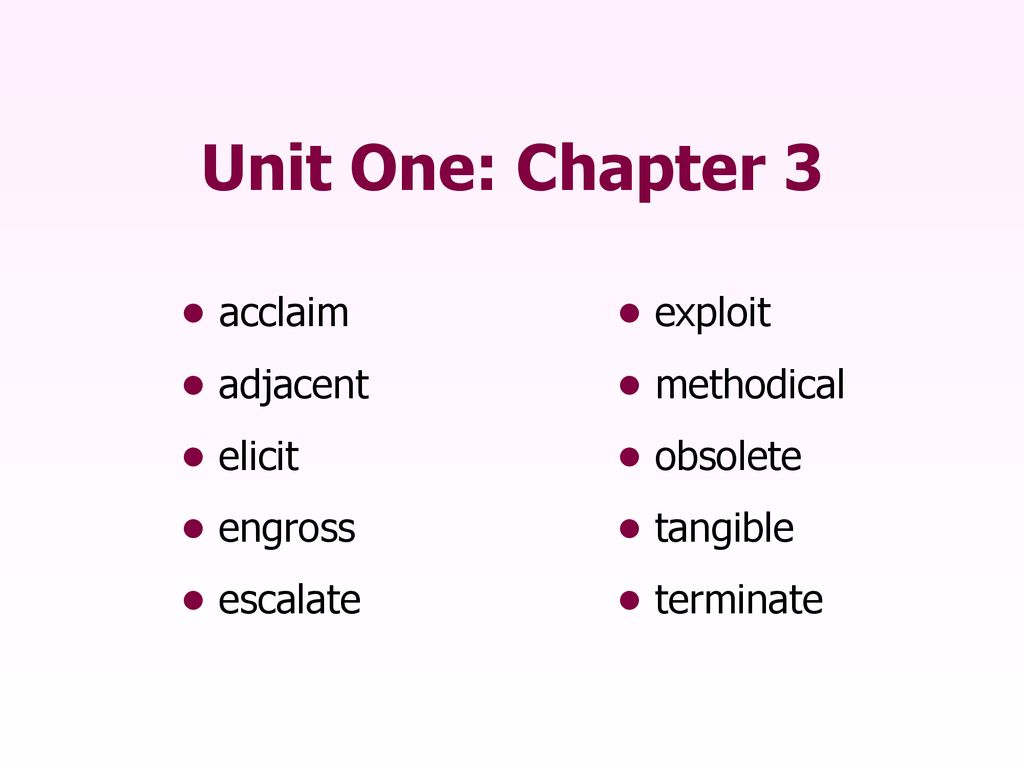 Vocabulaire anglais | Distribution Prologue